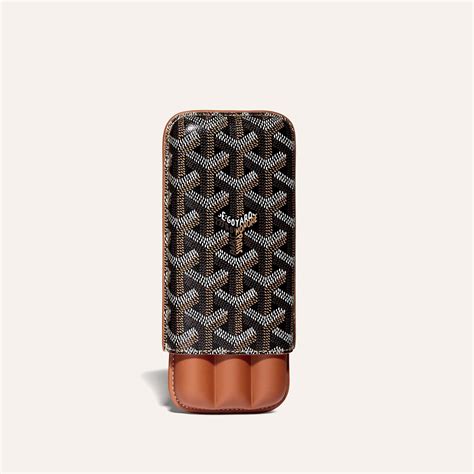 goyard zigarrenetui|Churchill 3 Cigar Case .